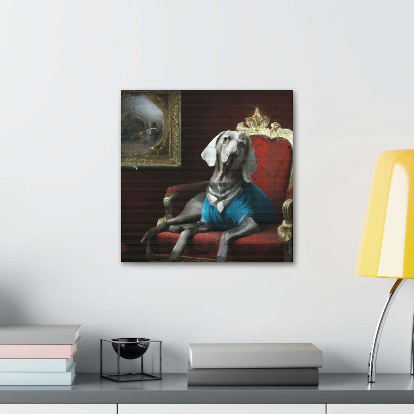 "The Weimaraner Regal" - Canvas