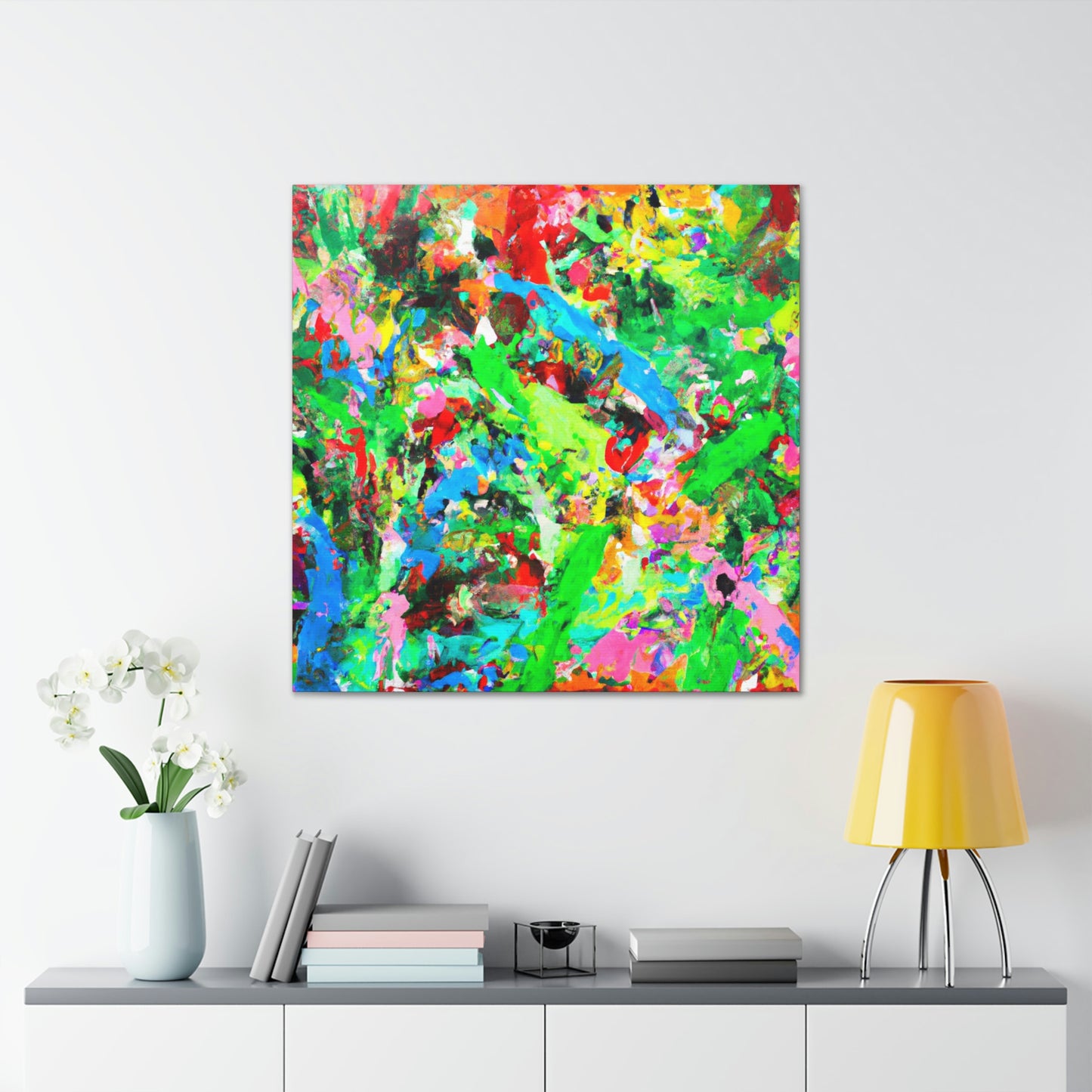 "Colorful Flowing Emotion" - Canvas