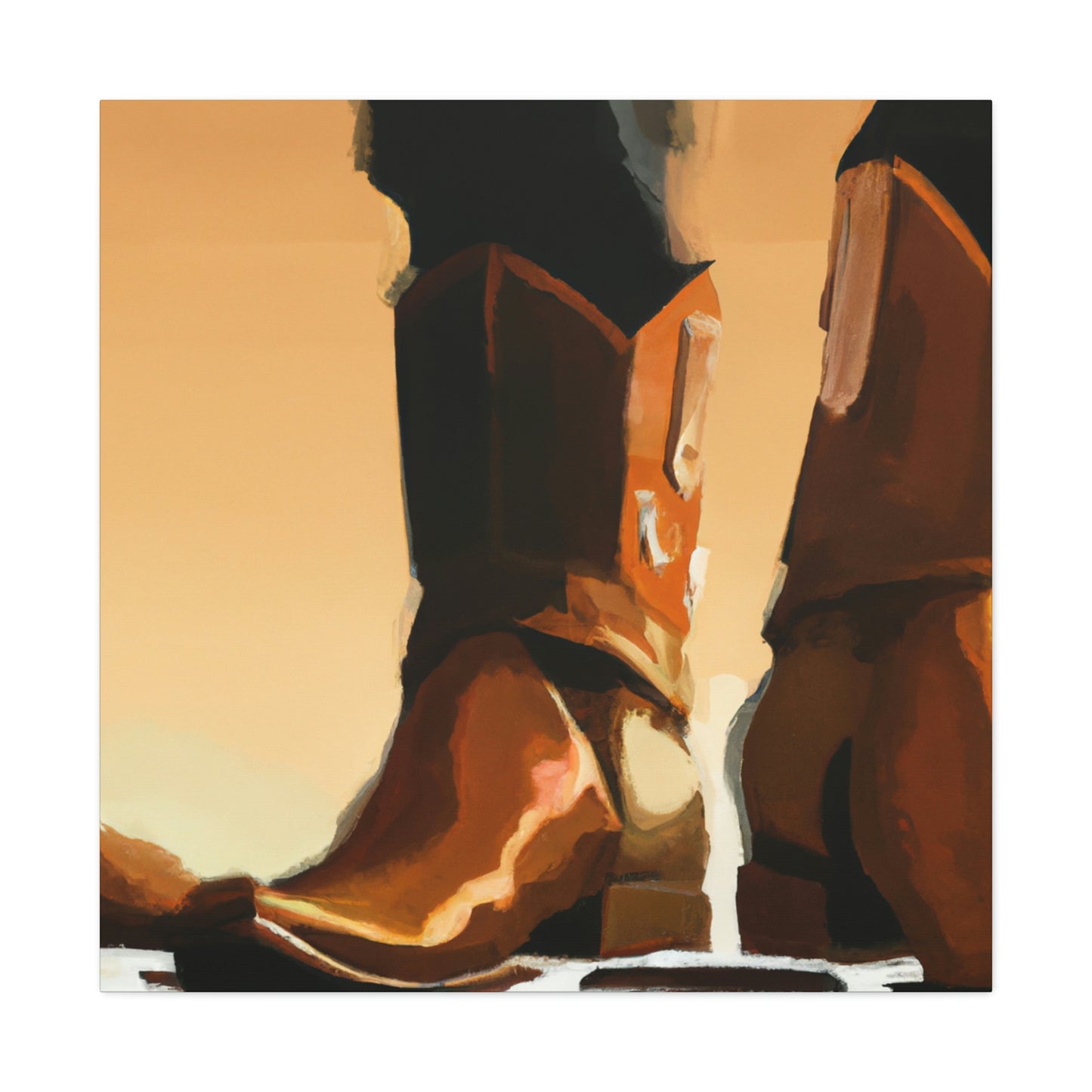 "The Boot: Minimalist" - Canvas