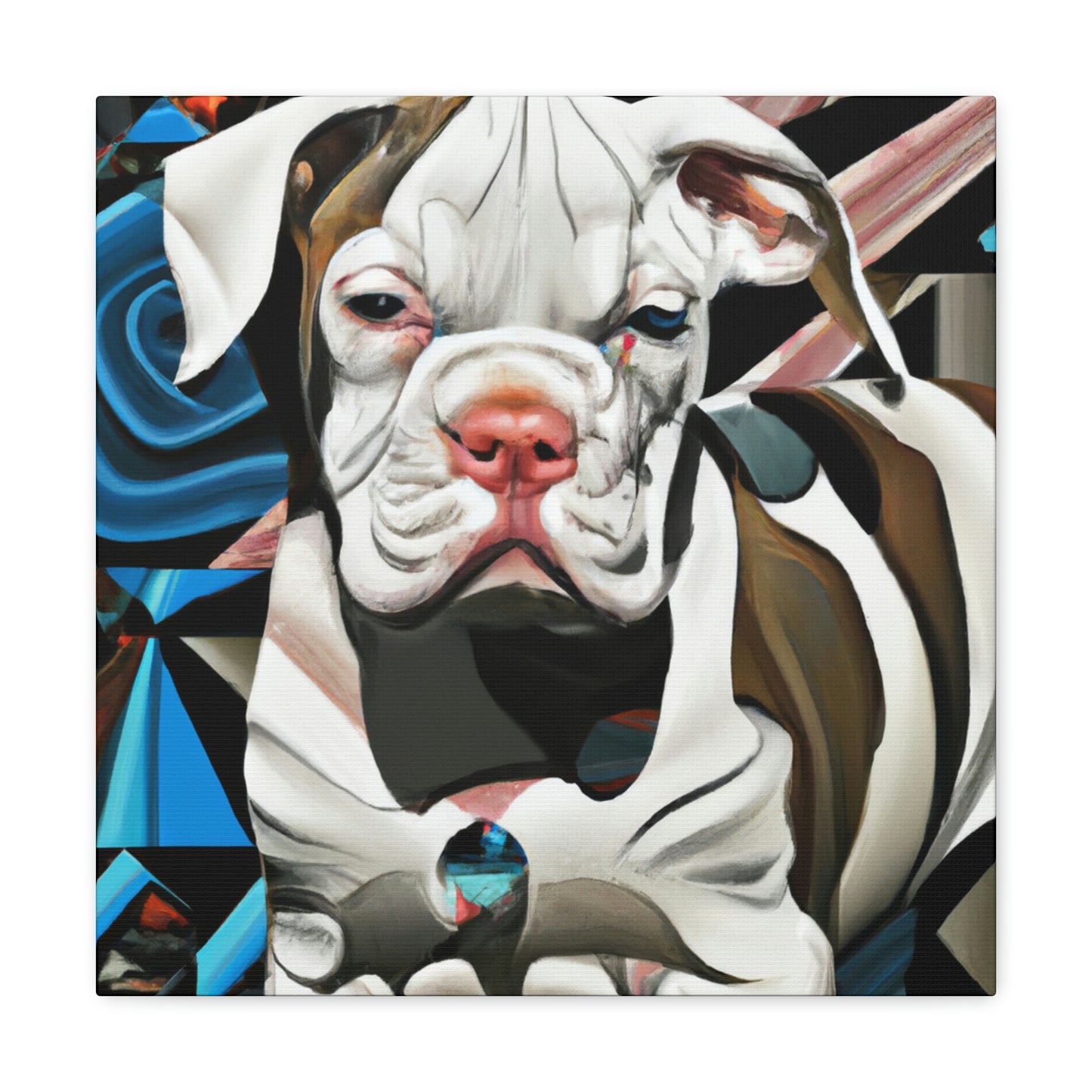 American Bulldog Dreamscape - Canvas