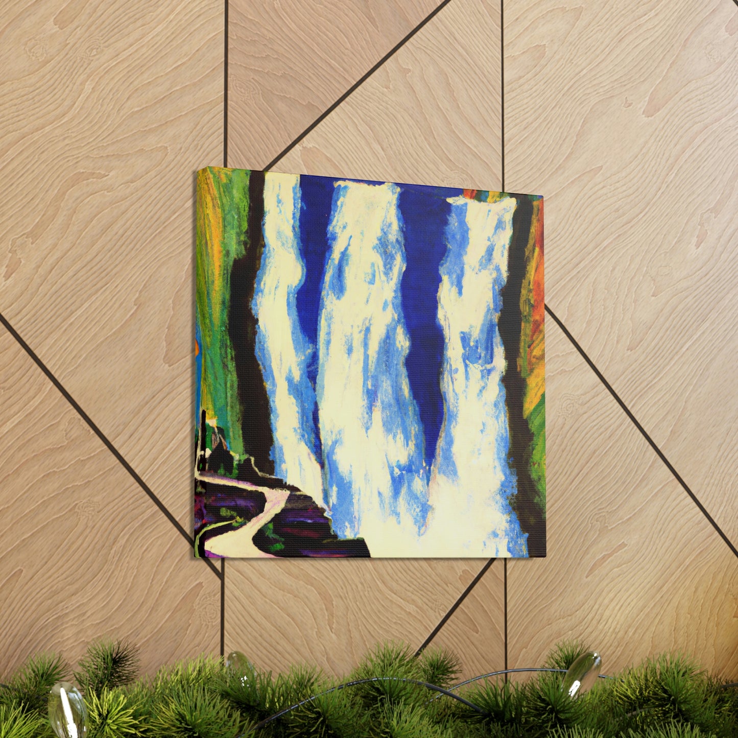 Thundering Water Plunge - Canvas