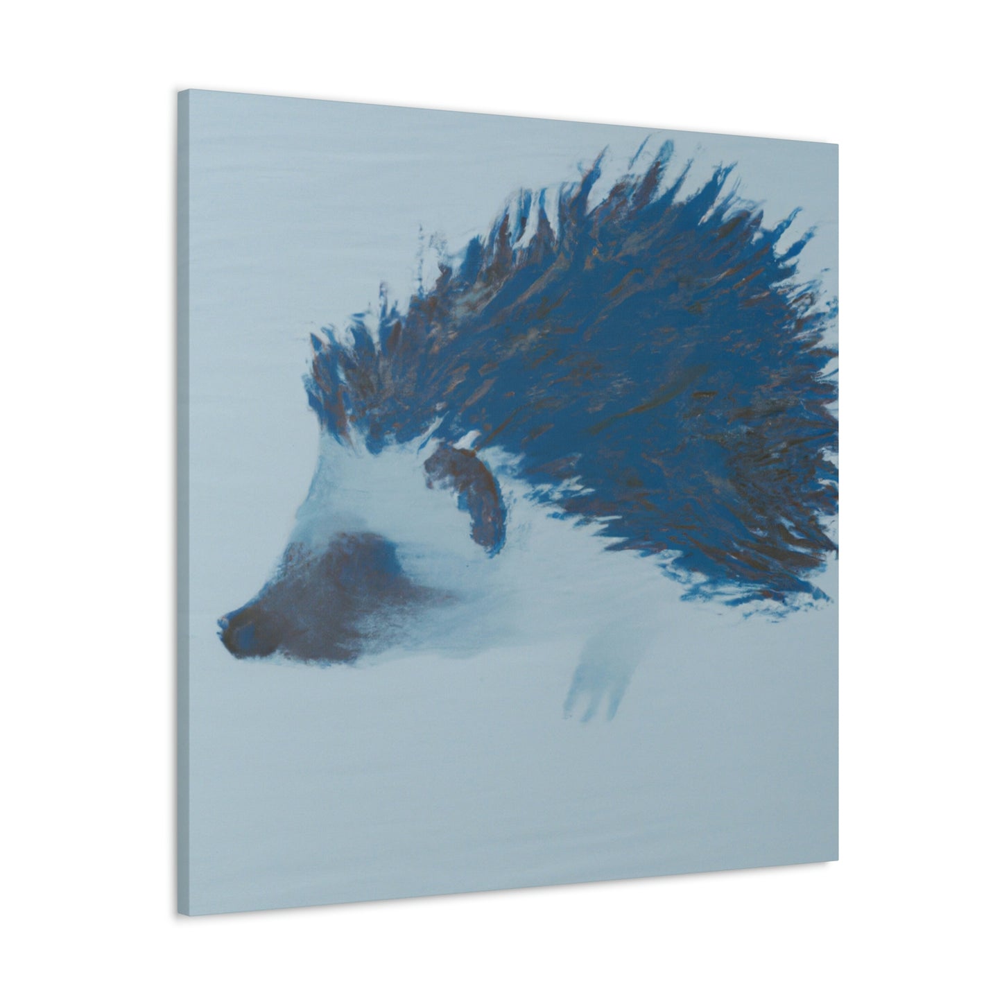 "Hedgehog in Minimalism" - Canvas