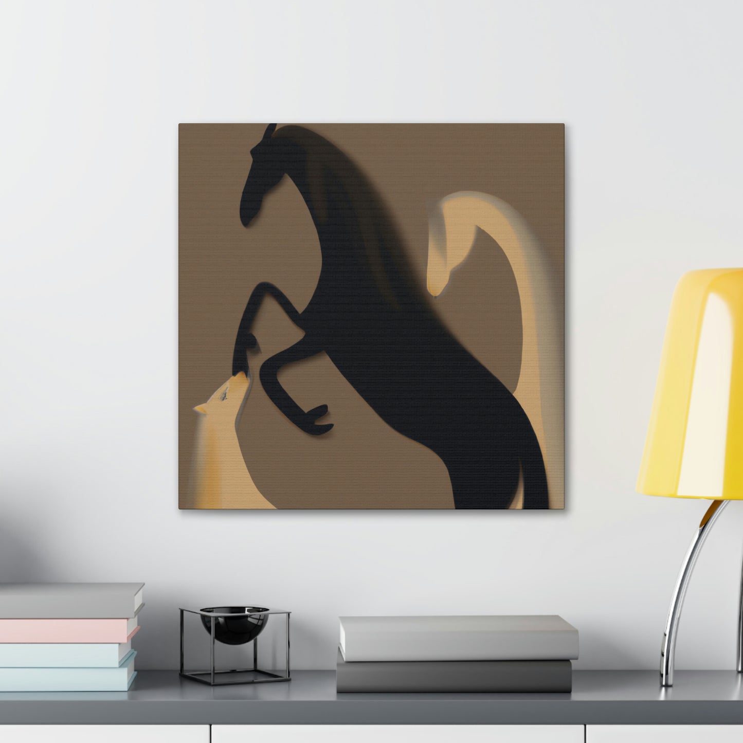 "Race of Galloping Horses" - Canvas