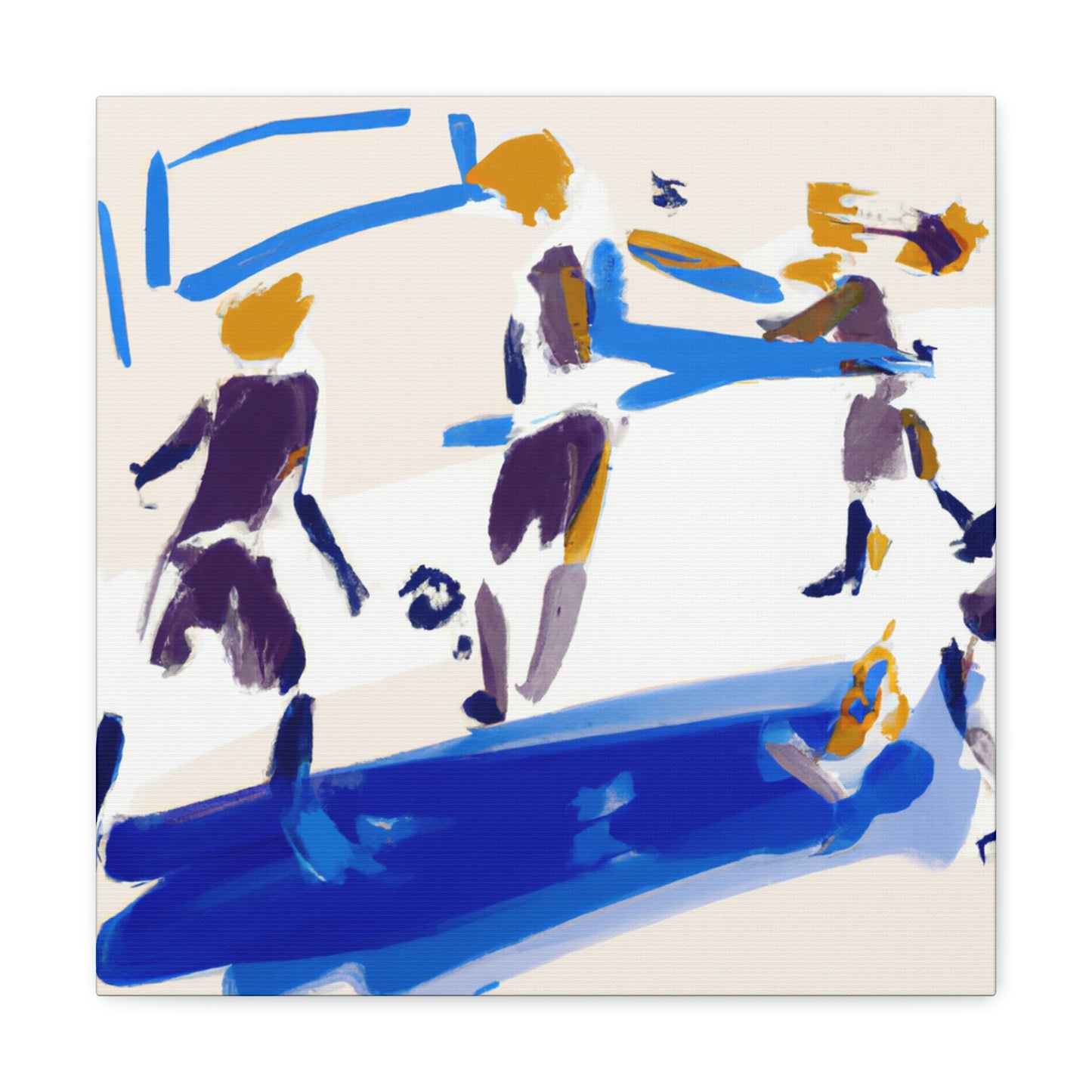 Soccer in Simplicity - Canvas