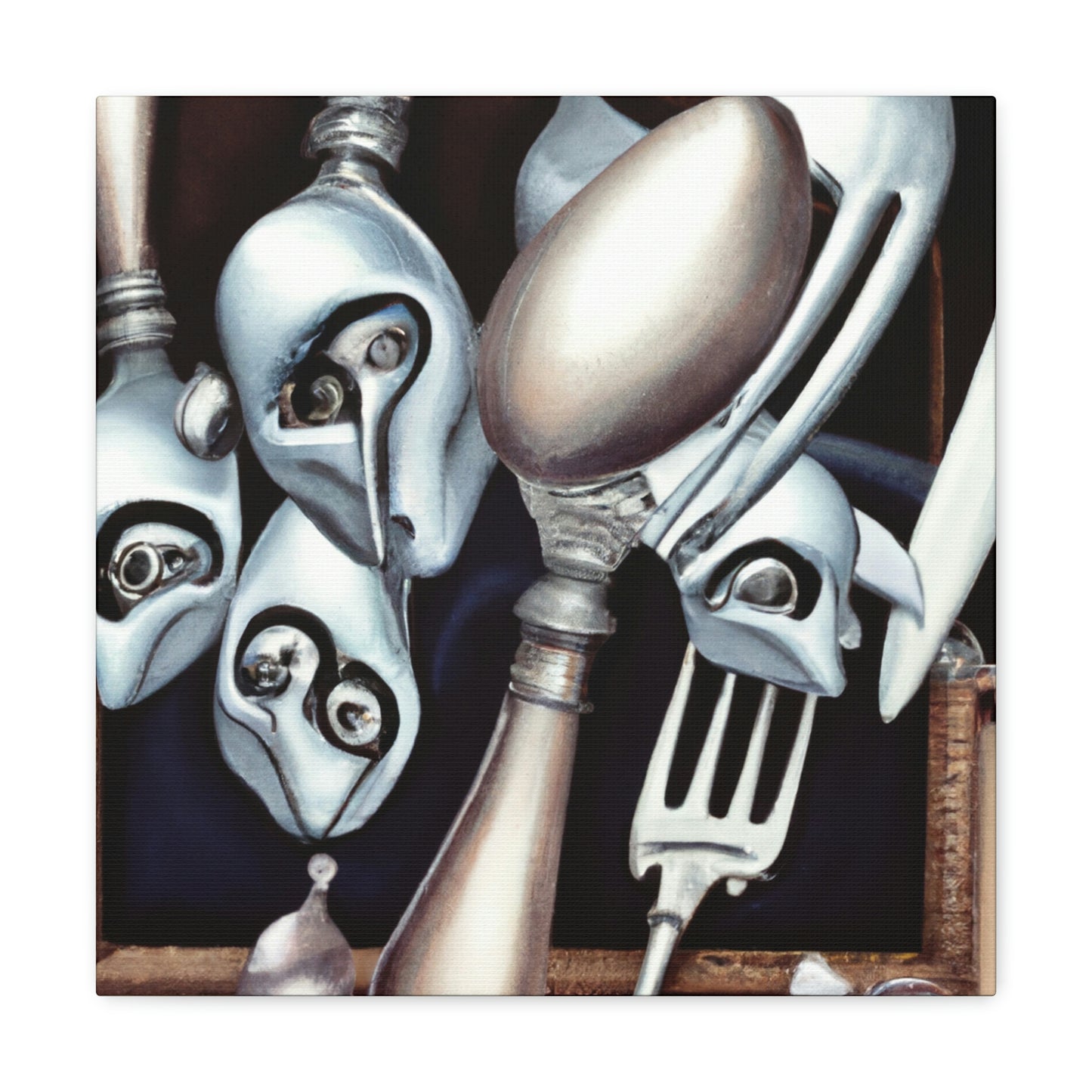 Cutlery in the Clouds - Canvas