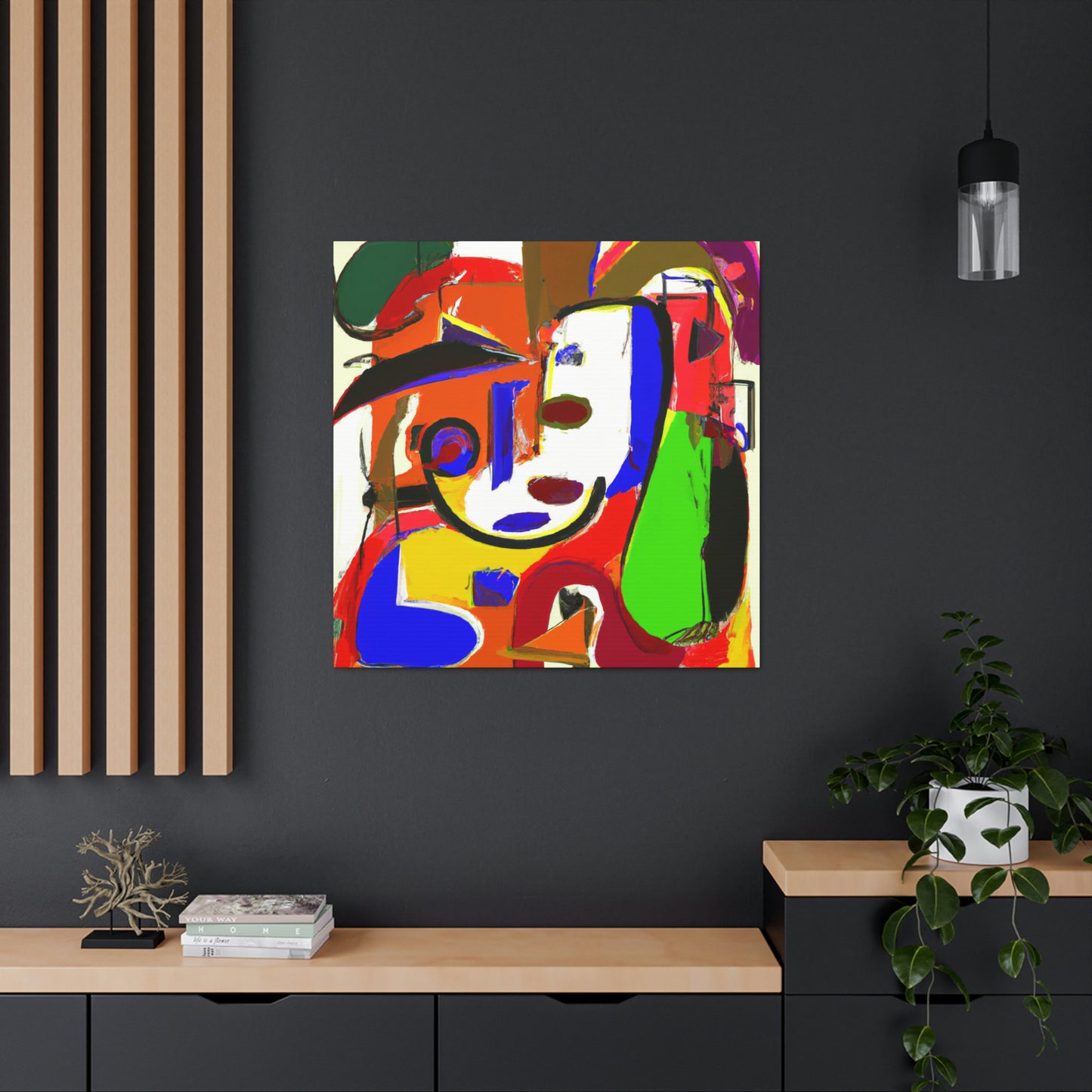 Rabbit in the Wind - Canvas