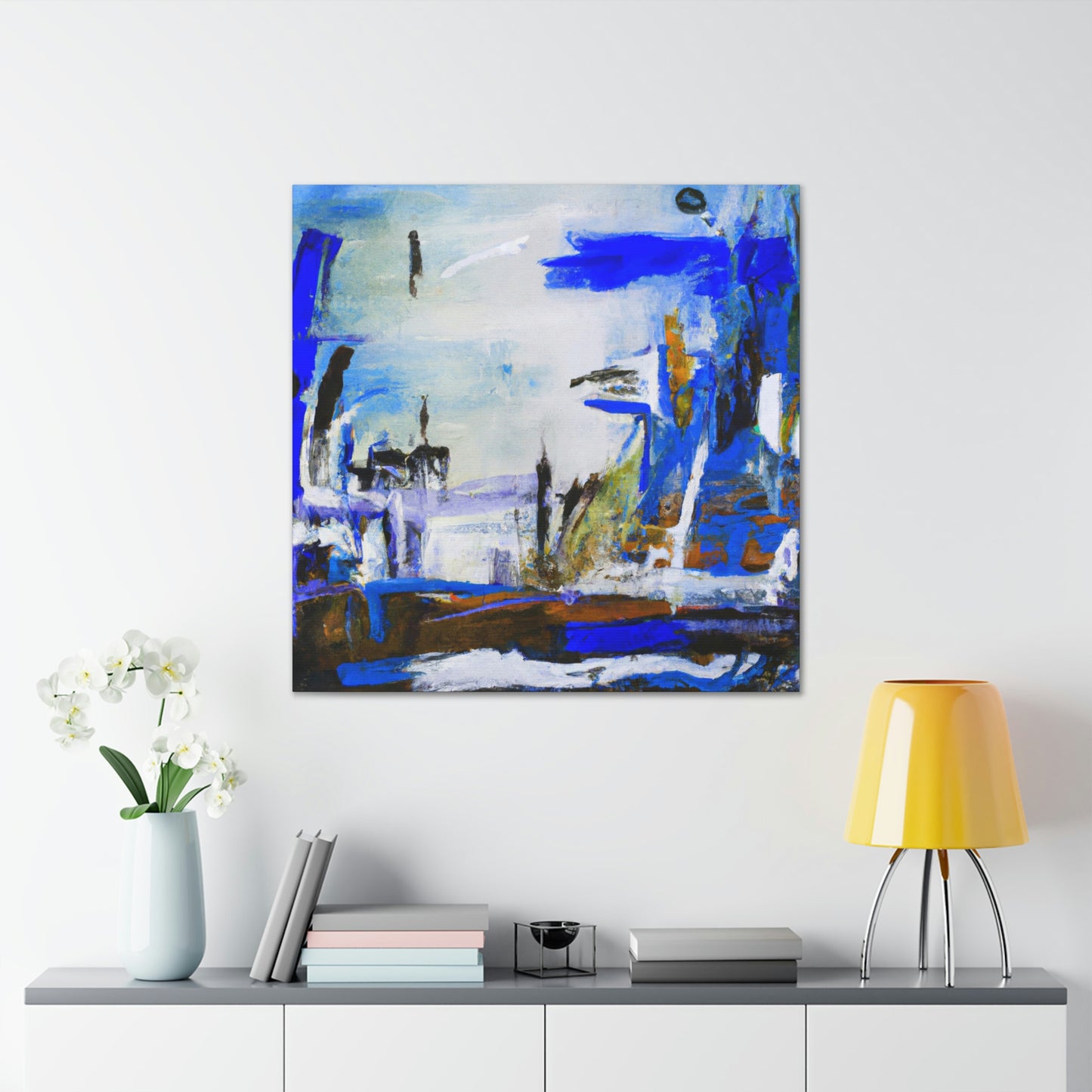 "Oceanic Abstract Visionary" - Canvas