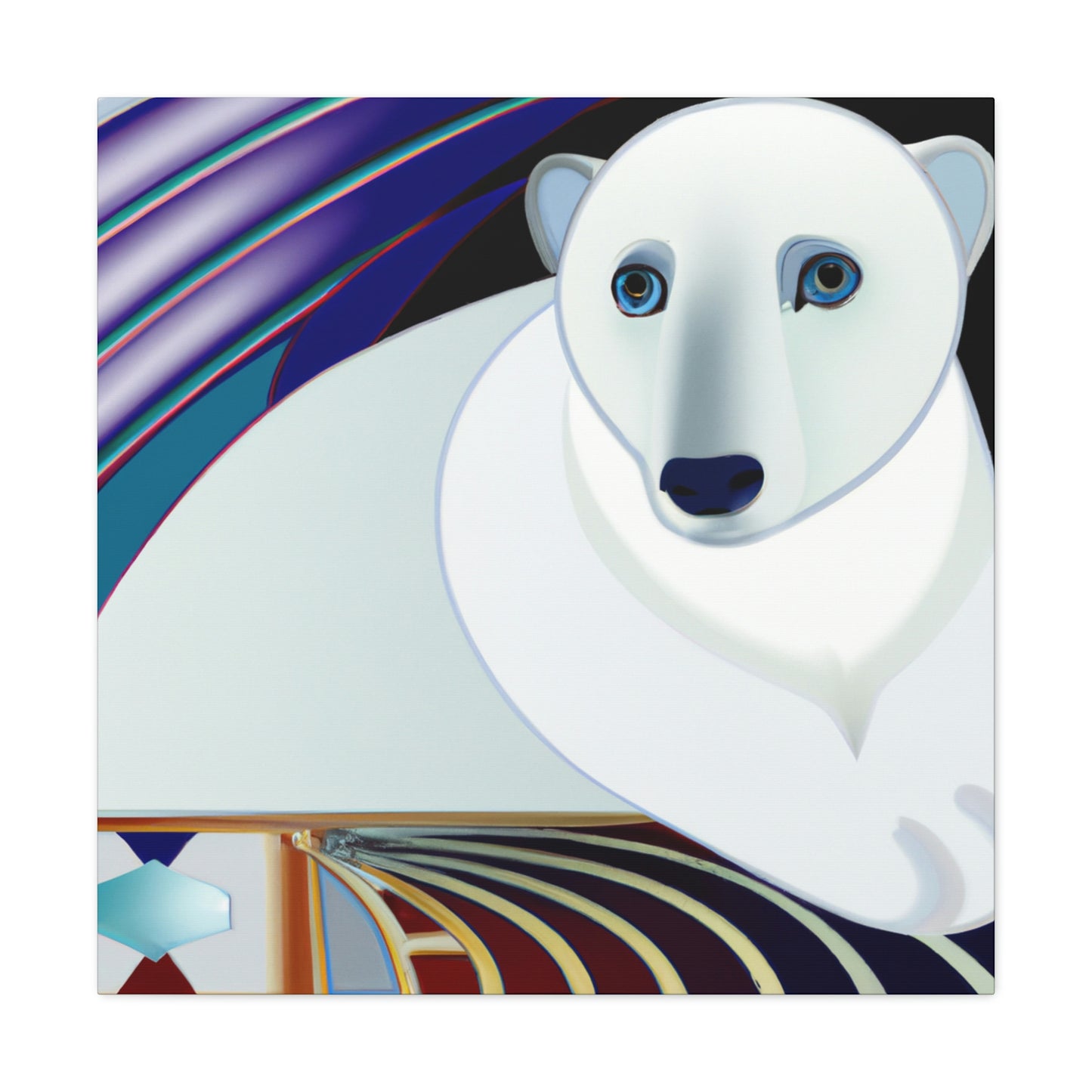 Ermine's Shining Splendor - Canvas