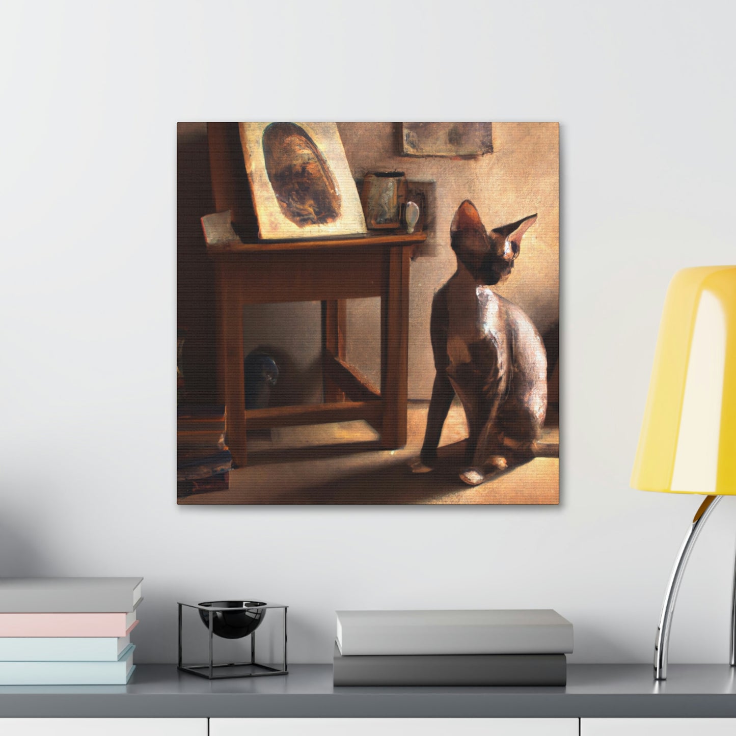 Cat-Shaped Dreamscape - Canvas