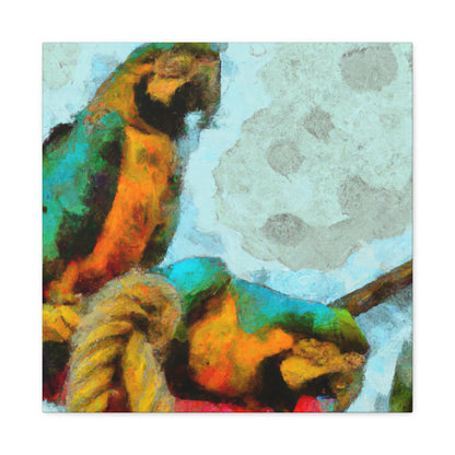 "Macaws in Harmony" - Canvas