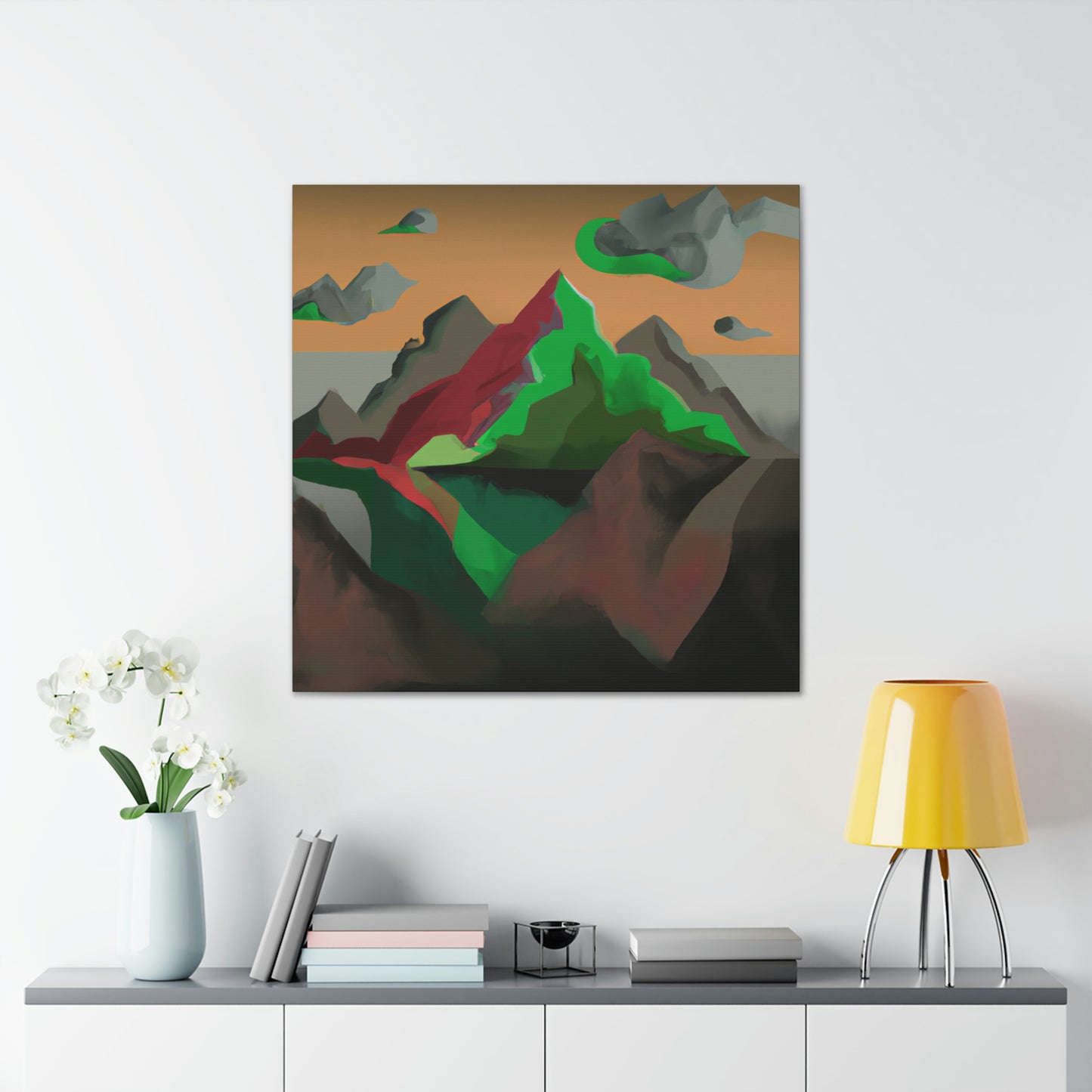 Mountain Fjords Dreaming - Canvas