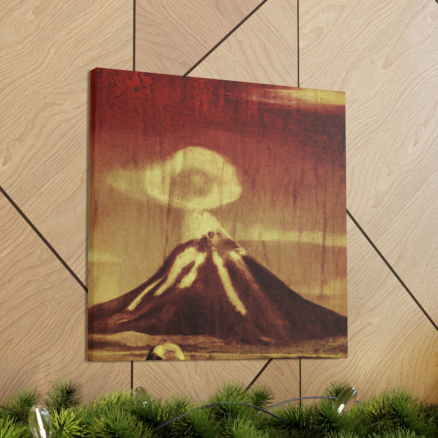 Volcano Burst of Color - Canvas