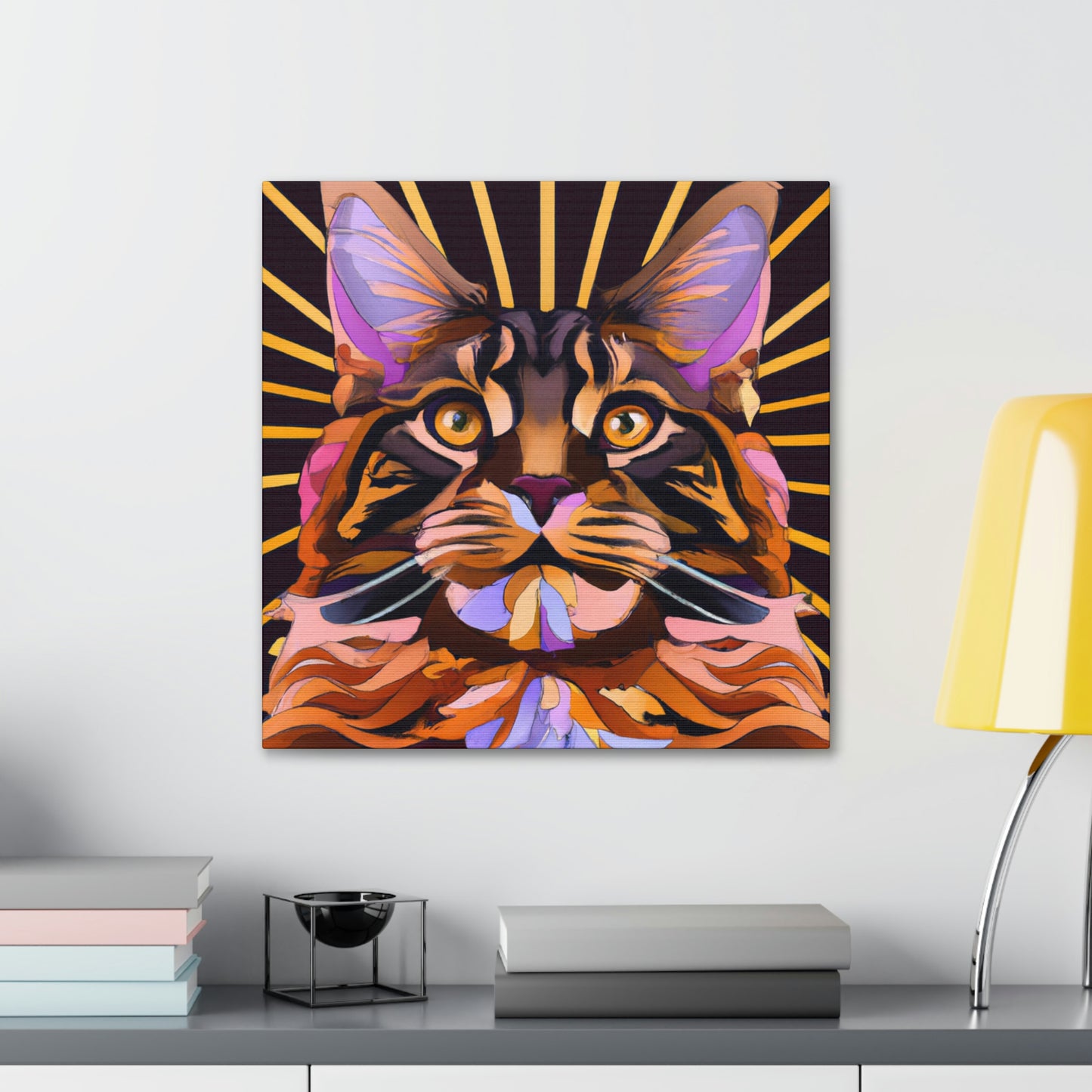 "Coon Cat Coiffure" - Canvas