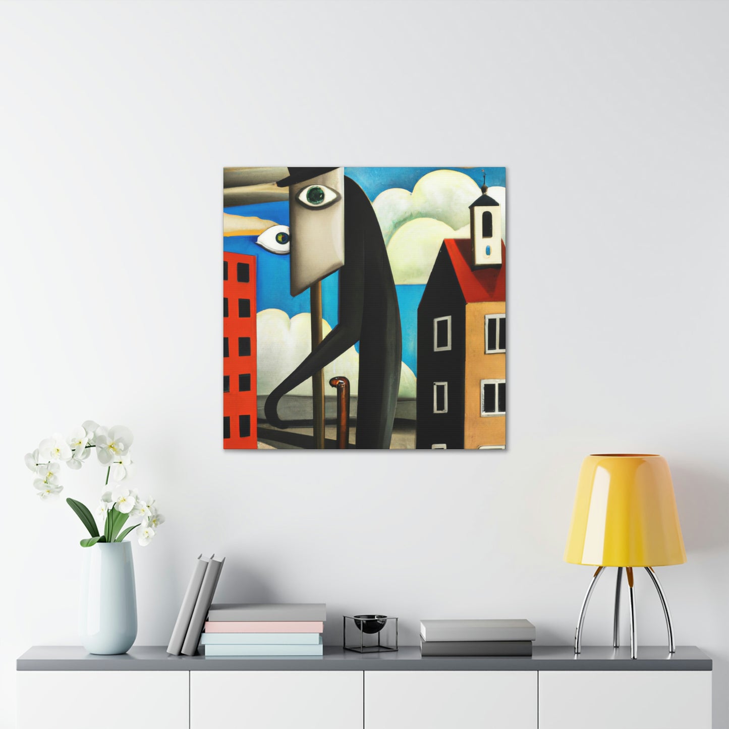 "Bauhaus Abstract Glory" - Canvas