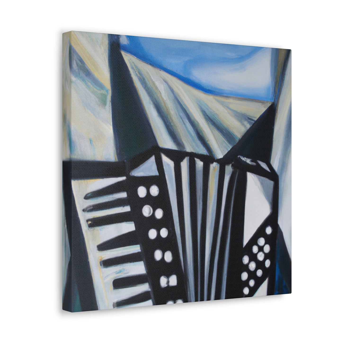 Accordion in Expressionism - Canvas