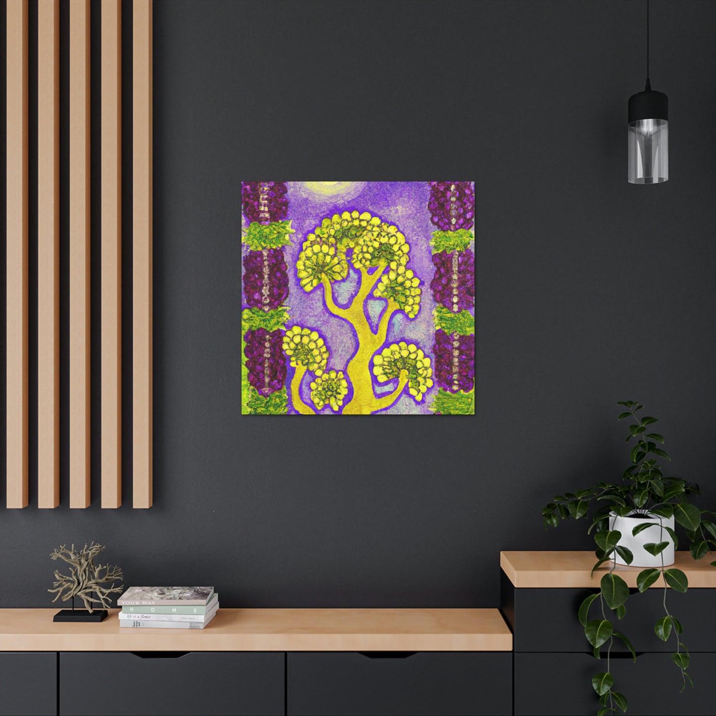 "Wisteria at Dusk" - Canvas