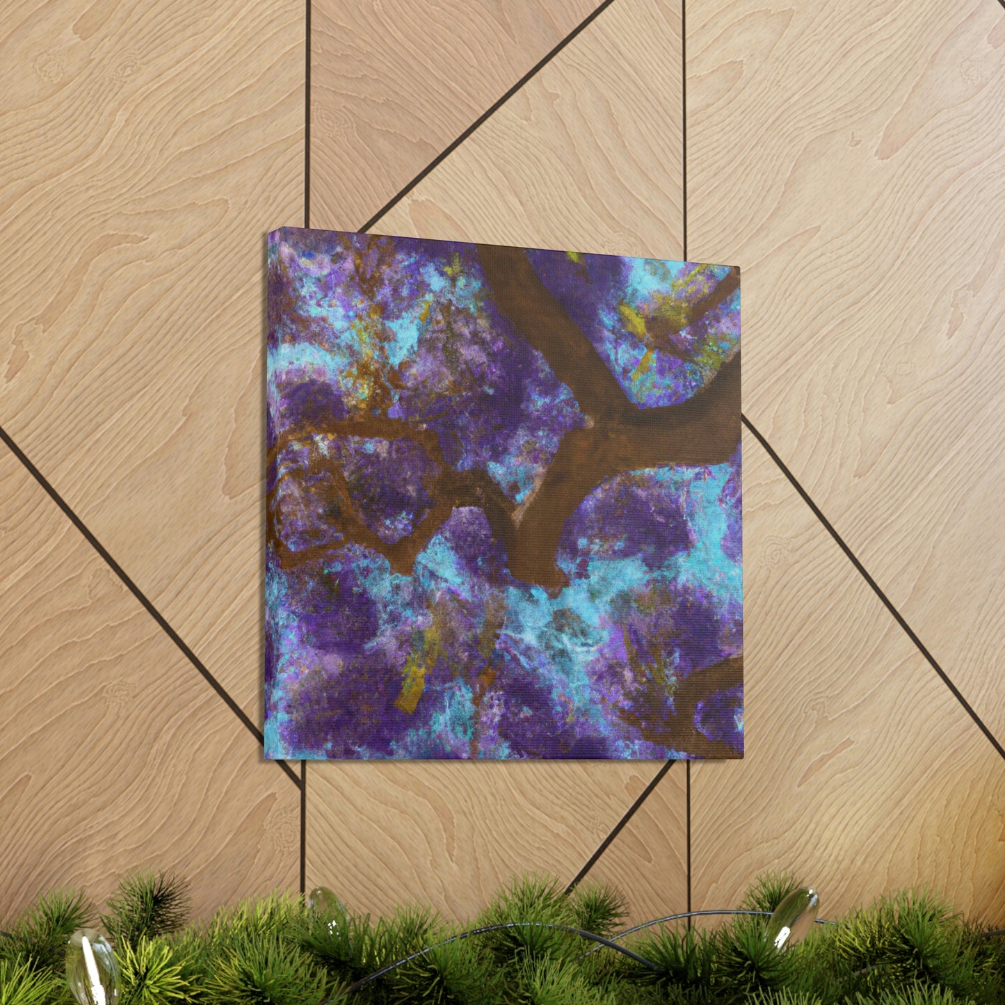 Jacaranda Dreamscape. - Canvas