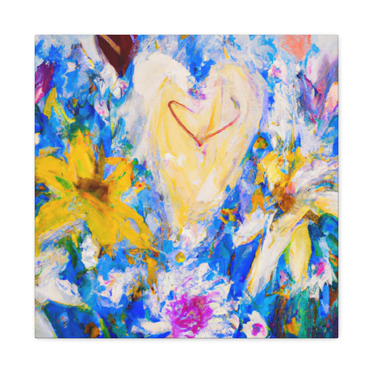 "Love Blossoms Forever" - Canvas