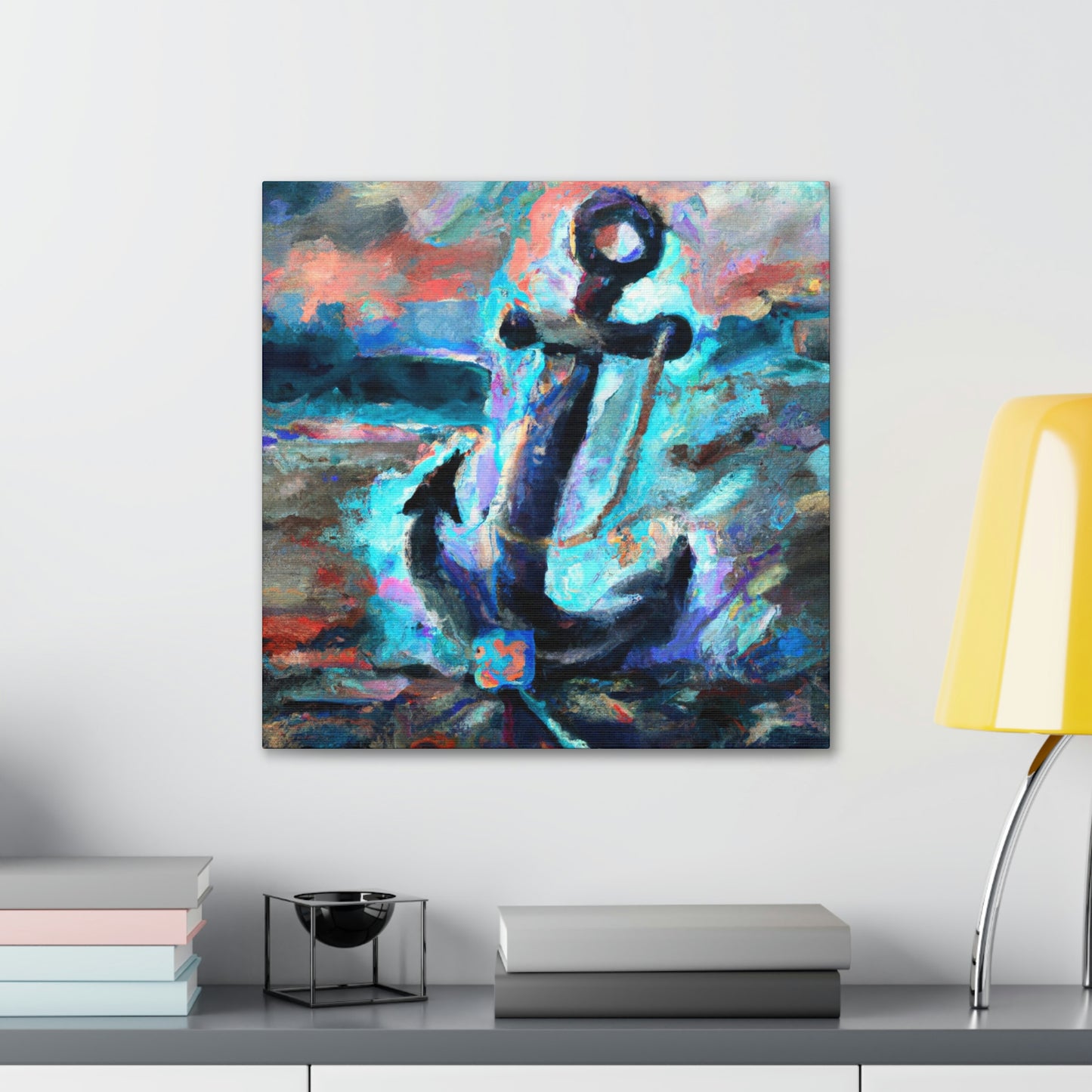 Anchor in Awoken Storm - Canvas