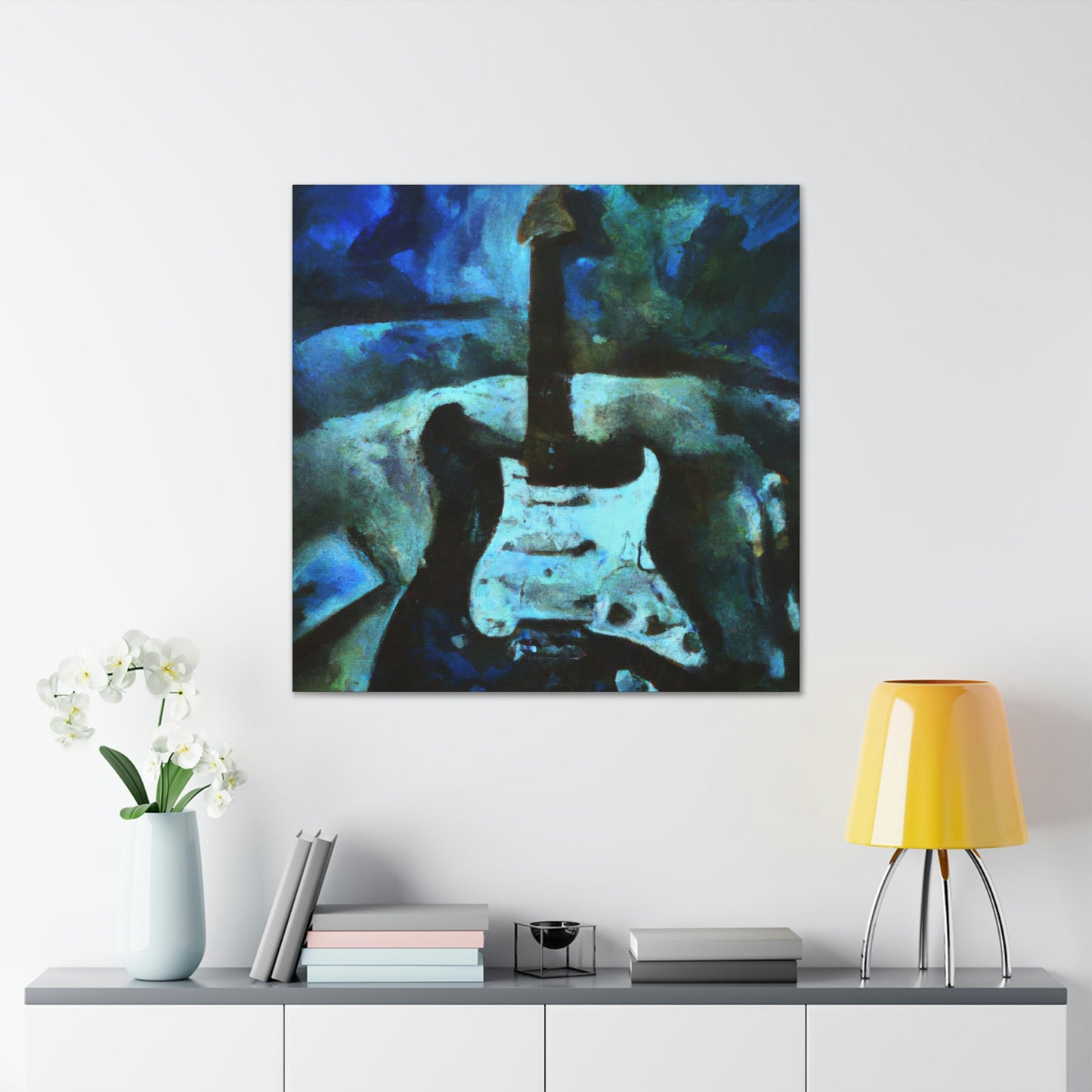 Fender in Abstract Forms - Canvas