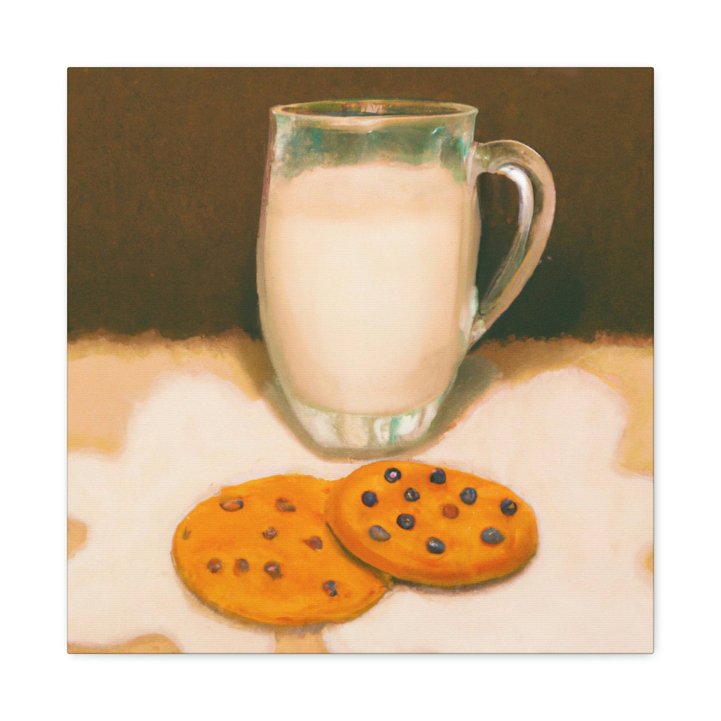 "Milk and Cookie Dream" - Canvas