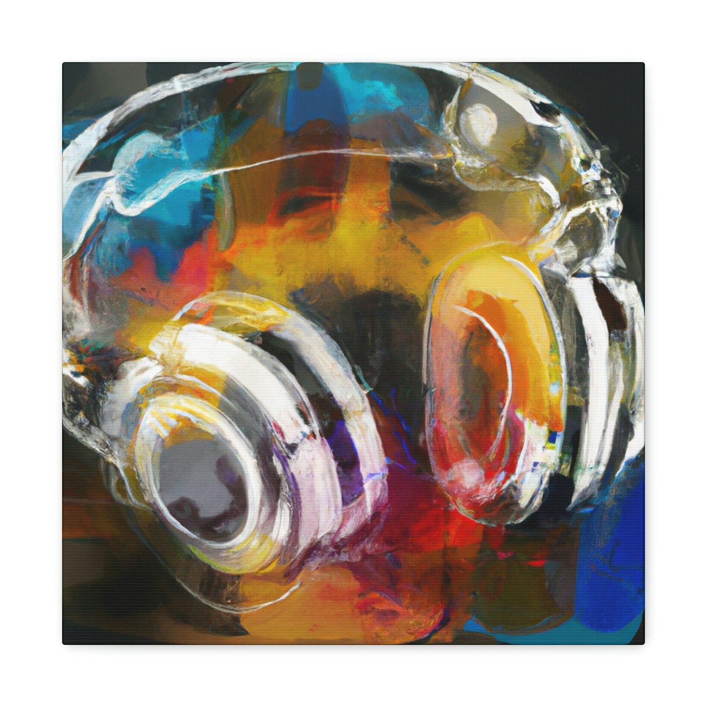 "Headphone Music Dreaming" - Canvas