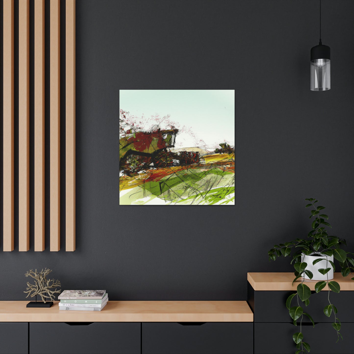 Harvesters in Harvest Time - Canvas