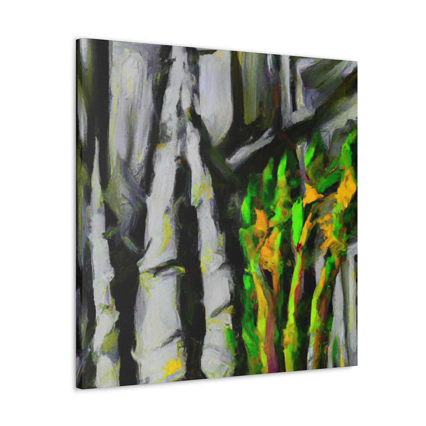 "Asparagus Abstract Expressionism" - Canvas