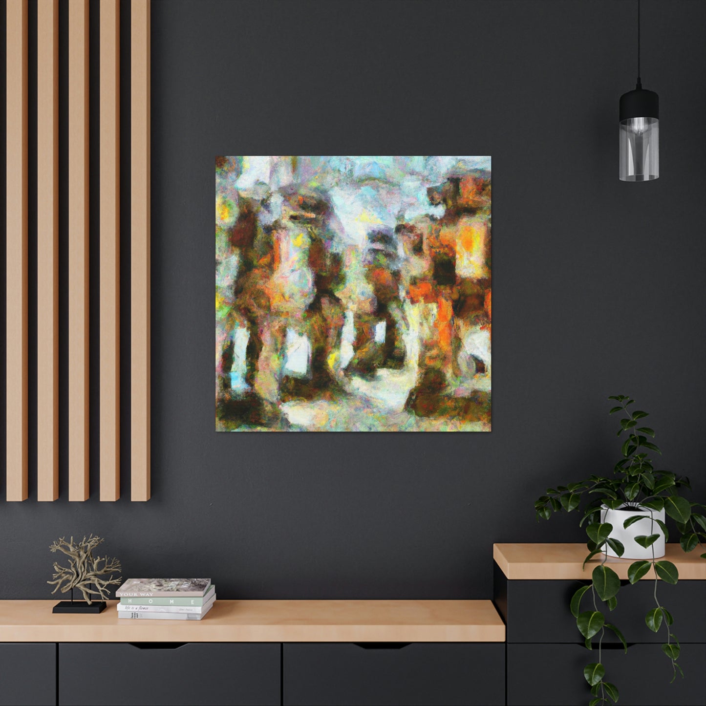 Robots of Impressionism - Canvas