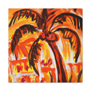 Palm in Expressionism - Canvas