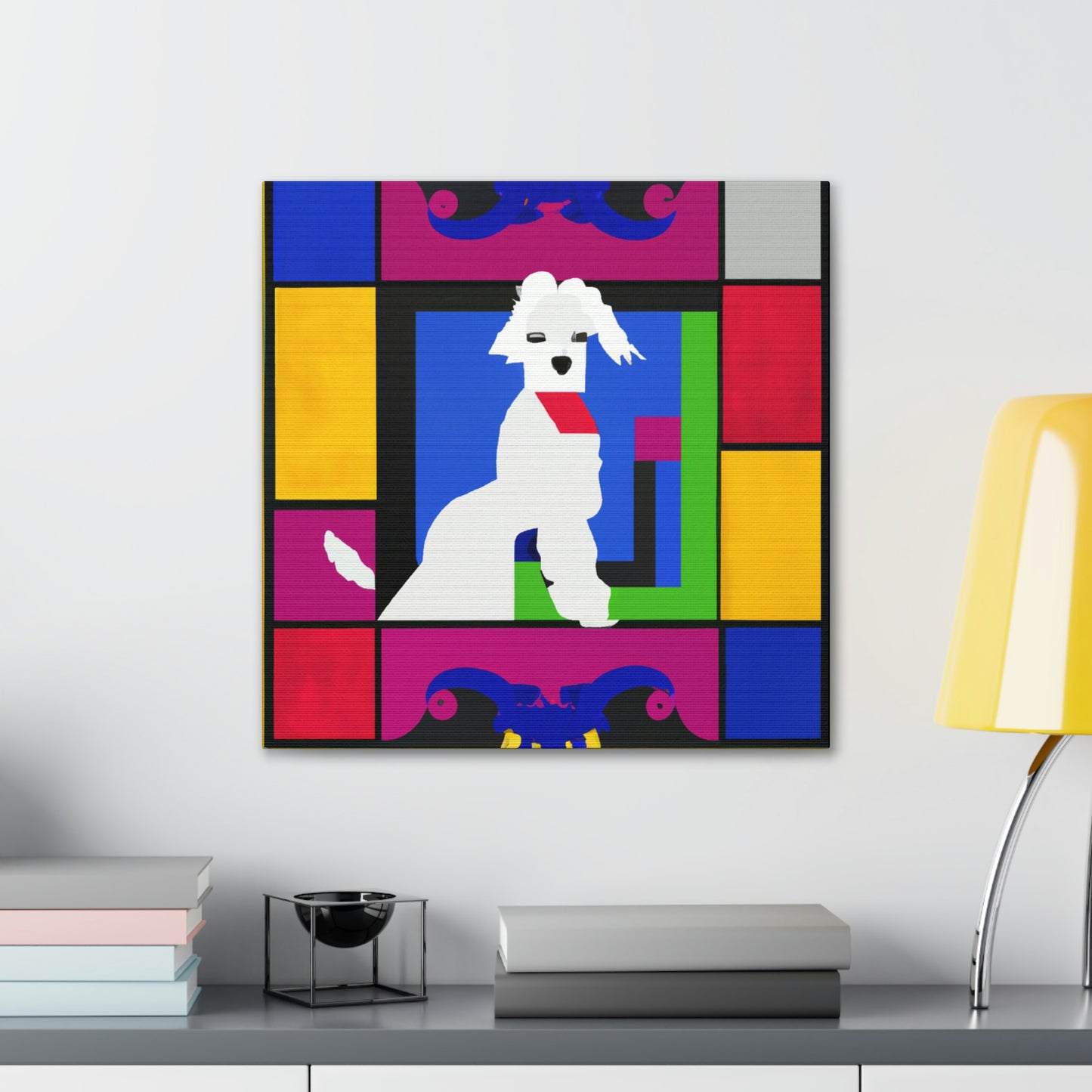 Maltese Puppy Portrait - Canvas