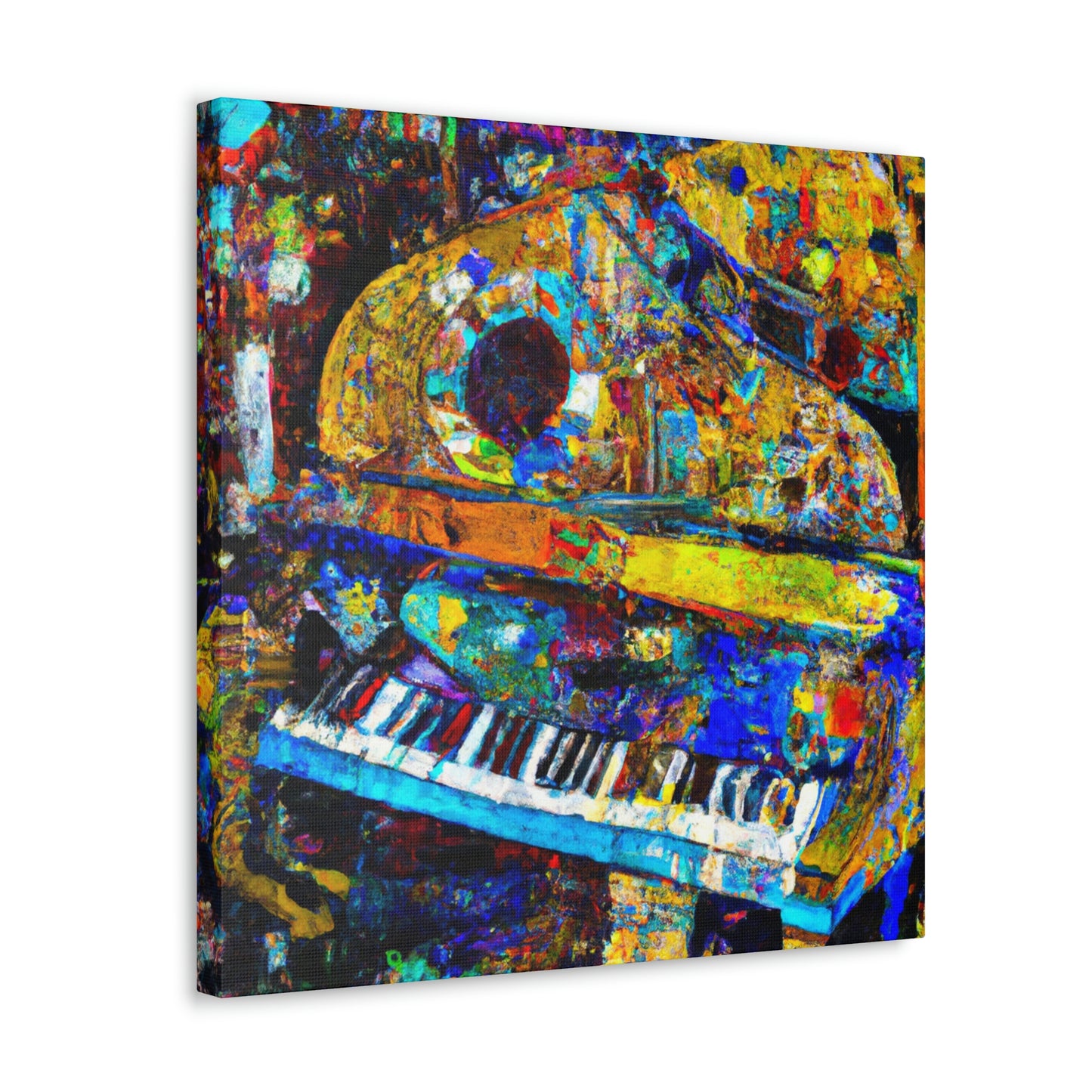 "Piano in Expressionism" - Canvas