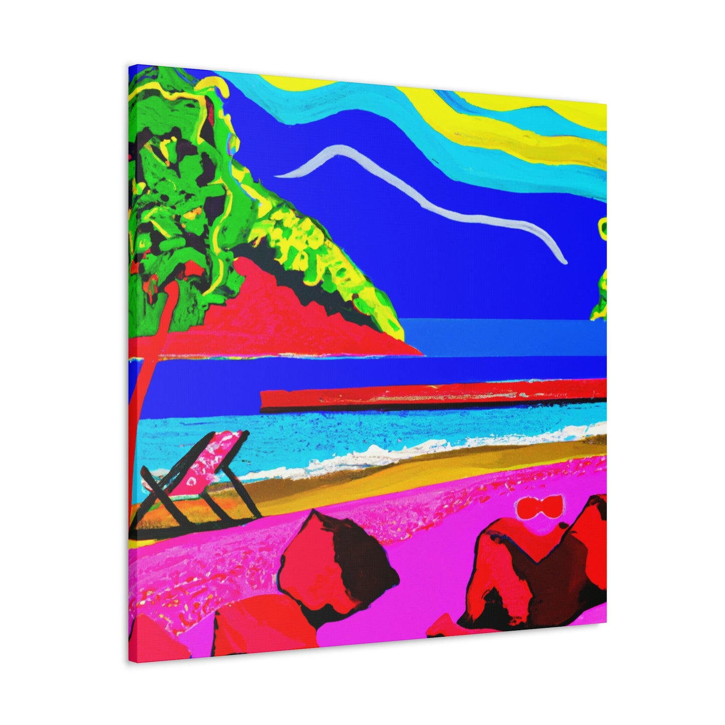 "Fauve Beach Colours" - Canvas