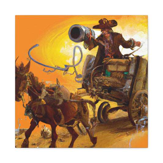 Chuck Wagon In Time - Canvas