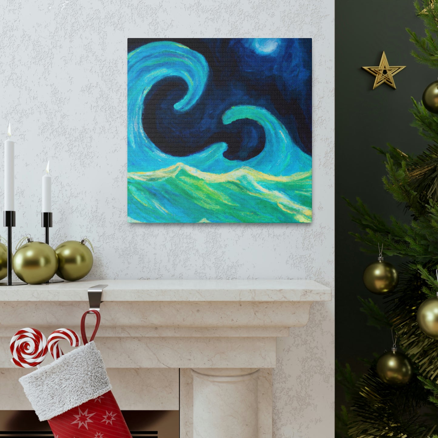 "Sea of Rippling Waves" - Canvas