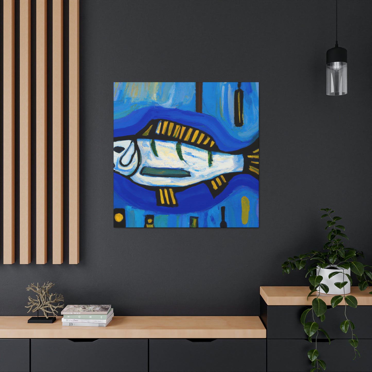 Bass in Expressionism - Canvas