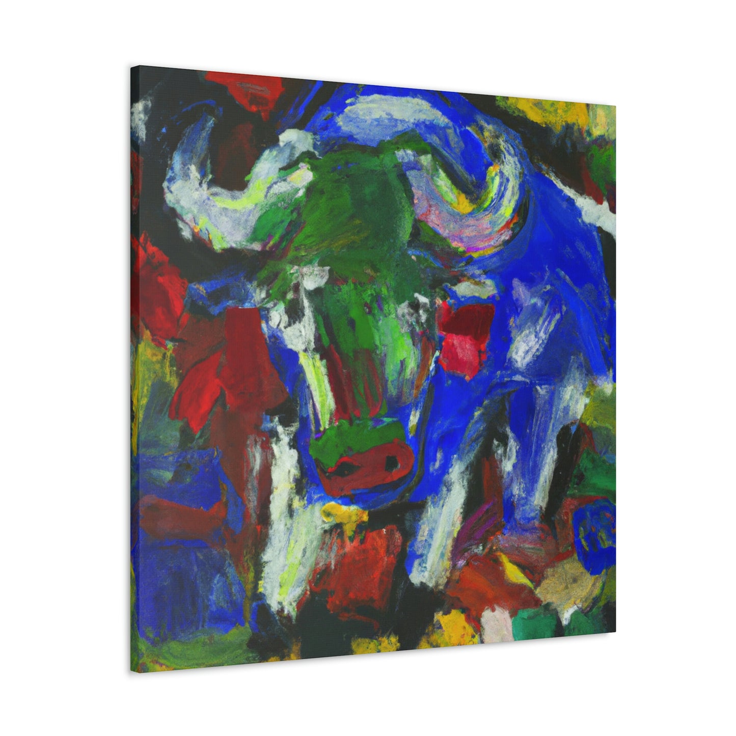 "Buffalo in Abstraction" - Canvas