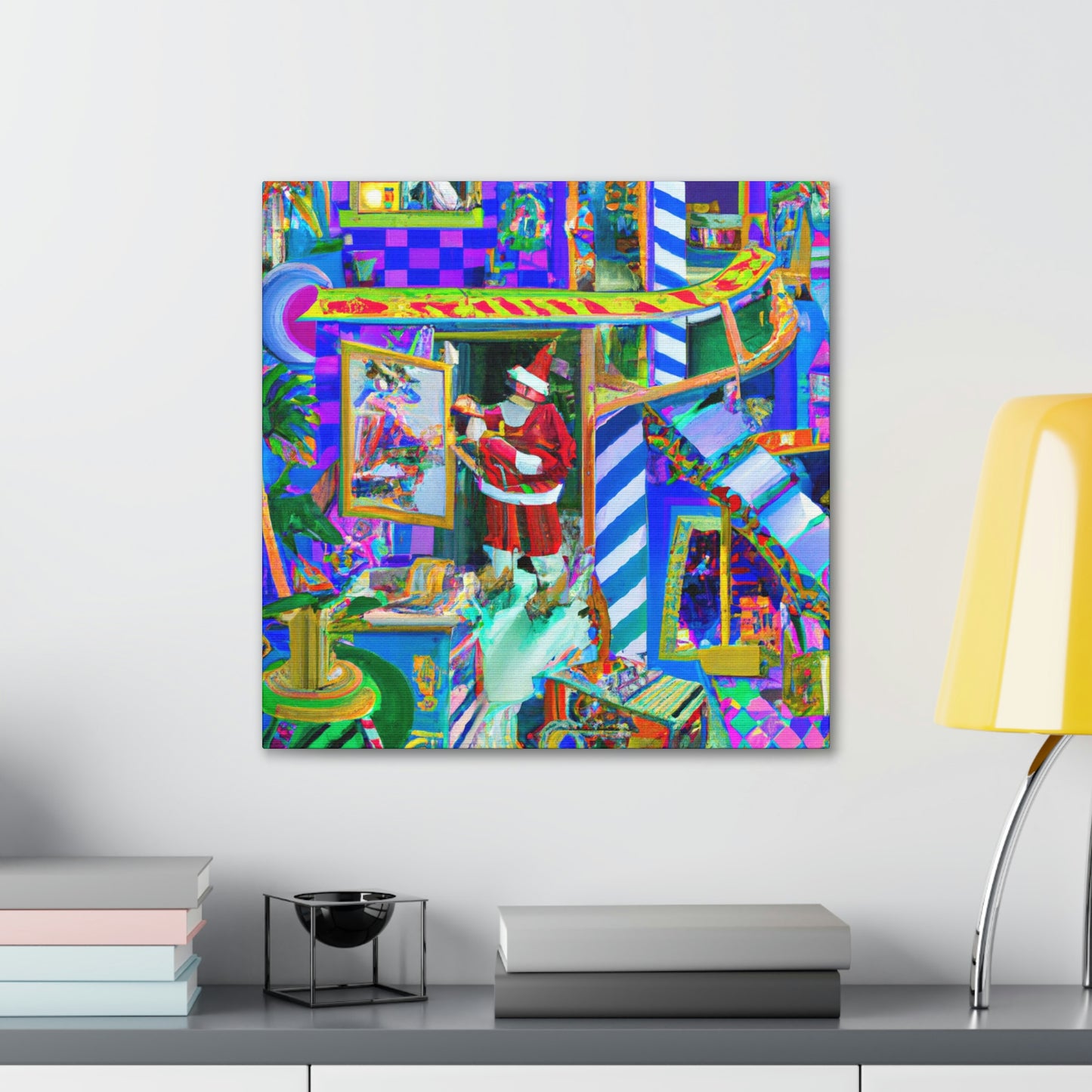 Santa's Magical Workshop - Canvas