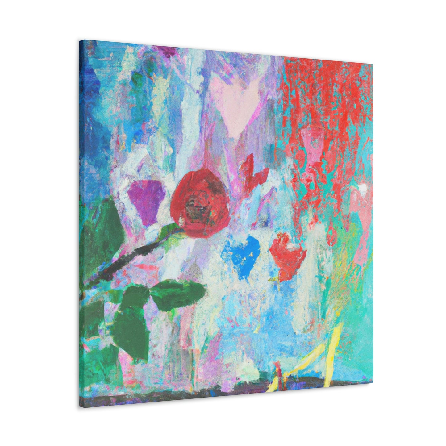 "Love Bouquet Abloom" - Canvas