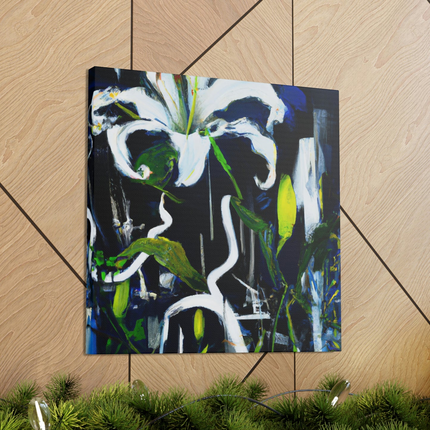 Lily's Rising Spirit. - Canvas