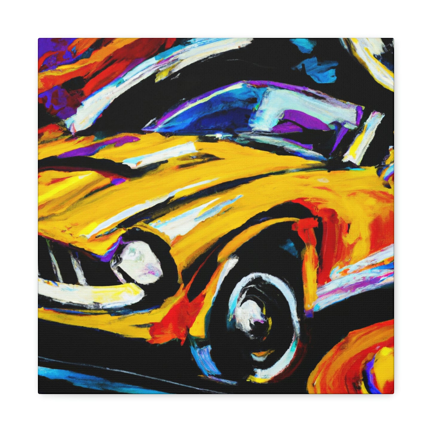 "Classic Automobile Dreaming" - Canvas