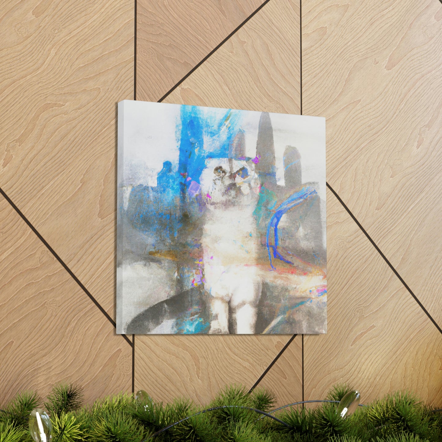 "Scottish Fold Dreamscape" - Canvas