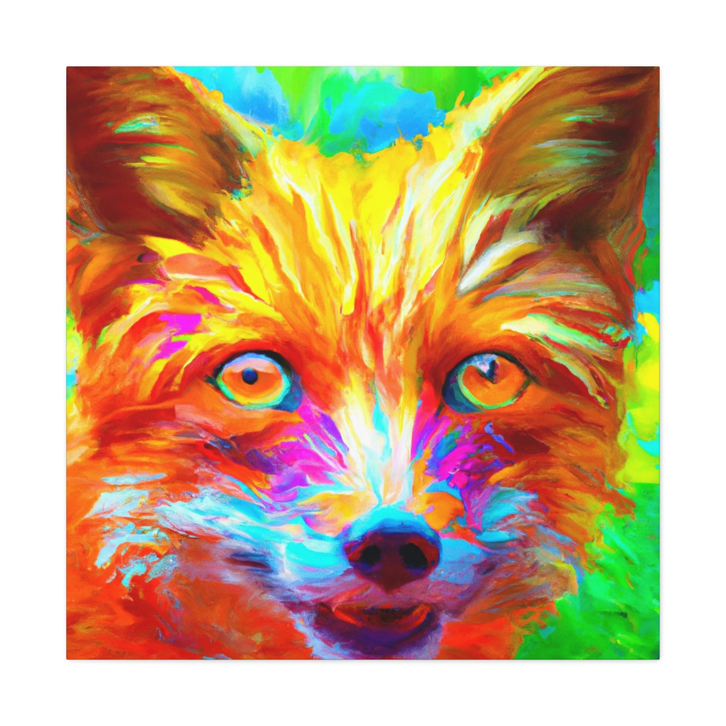 "The Dhole in Color" - Canvas