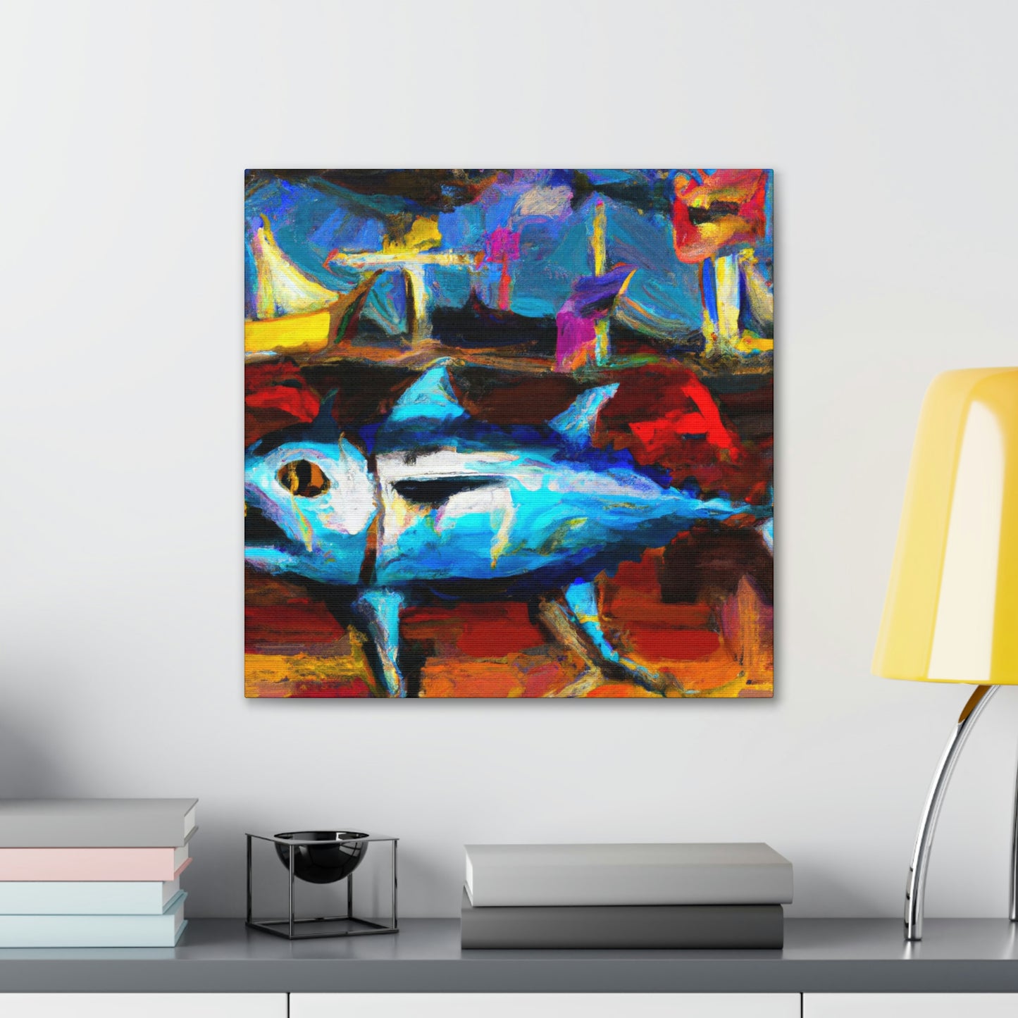 "Tuna: Expressionist Masterpiece" - Canvas