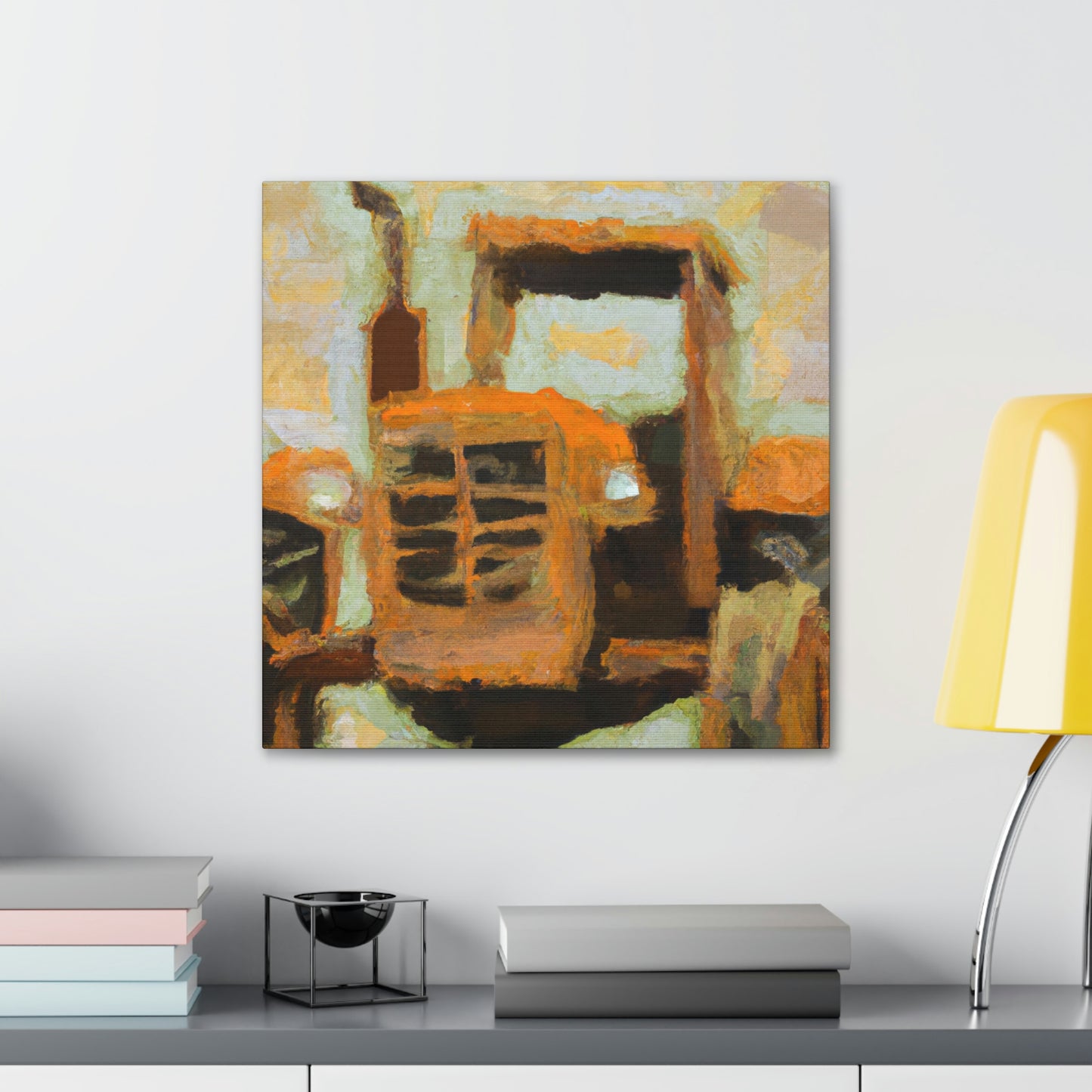 Tractor in the Wheat - Canvas