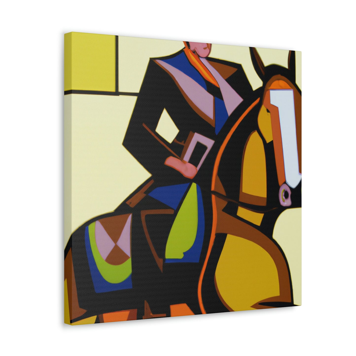 "Cowboy Acrobatic Elegance" - Canvas