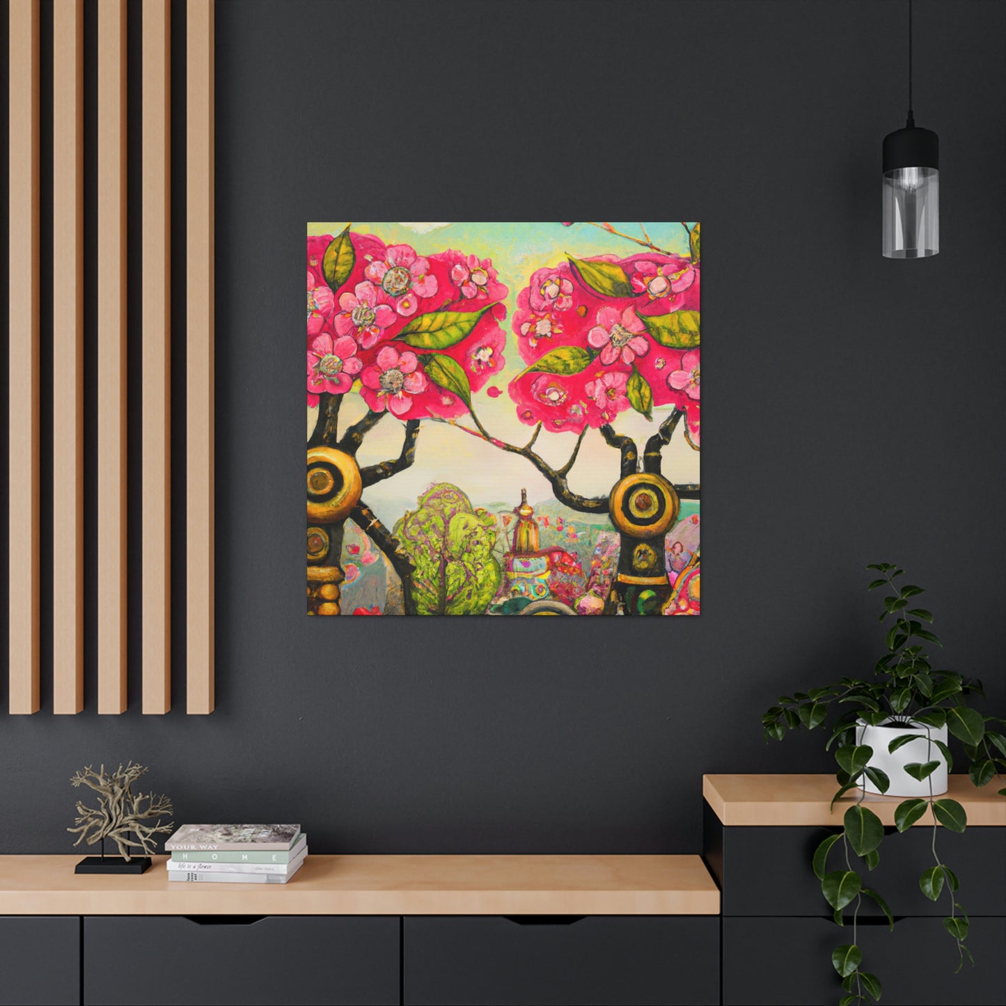 Cherry Blossoms Aweigh - Canvas