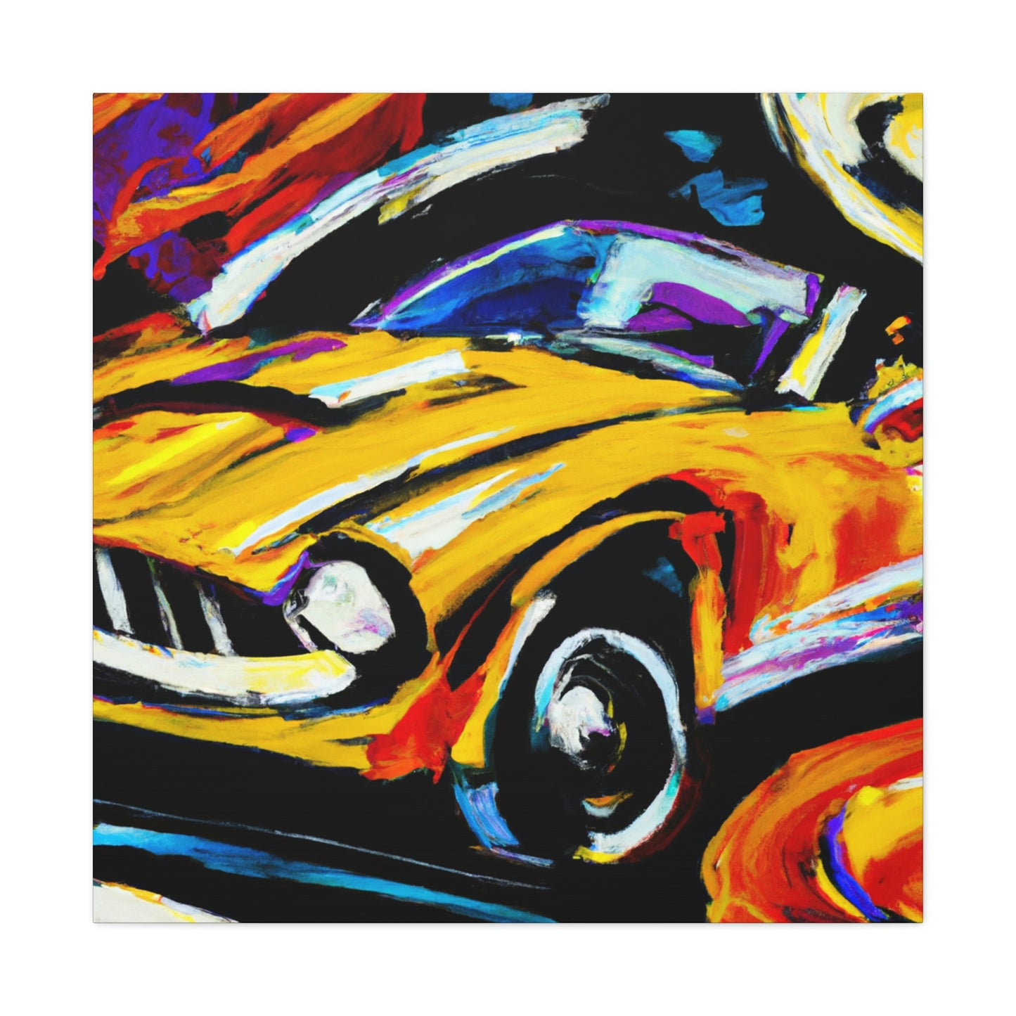 "Classic Automobile Dreaming" - Canvas