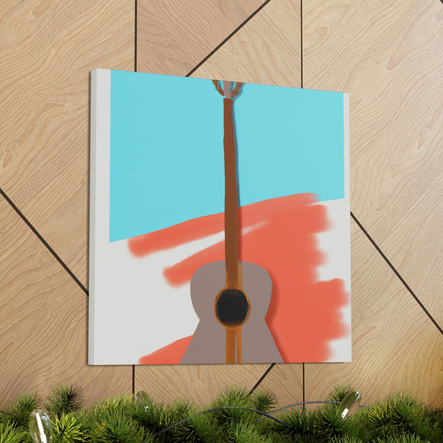 Guitar of Minimalism - Canvas