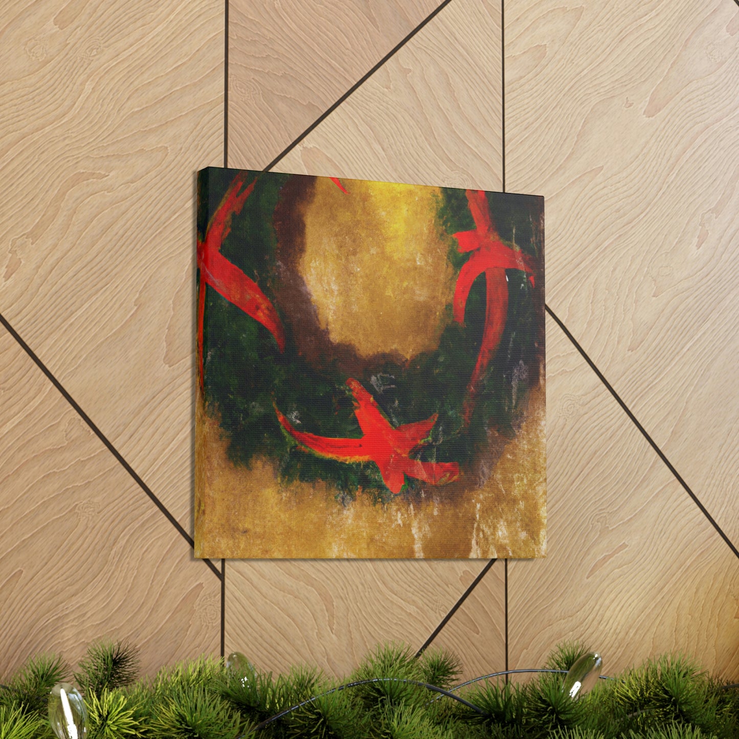 "Crown of Wreath Prosperity" - Canvas